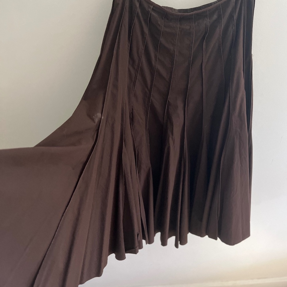 Tristan & Iseut Brown pleated skirt